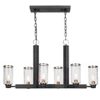 Îlot lumineux industriel à 6 lumières Uttermost Jarsdel