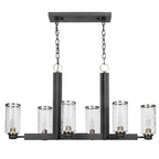 Îlot lumineux industriel à 6 lumières Uttermost Jarsdel