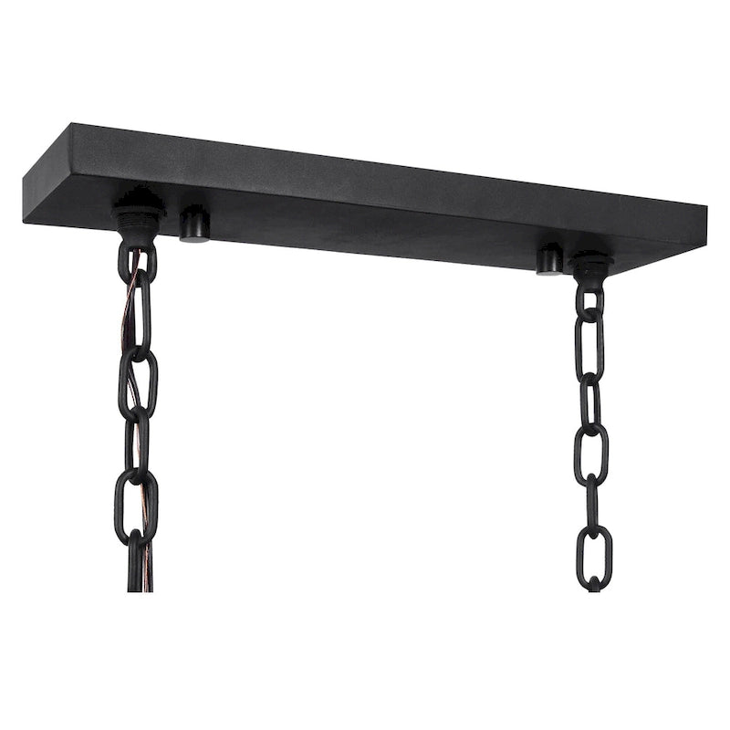 Îlot lumineux industriel à 6 lumières Uttermost Jarsdel