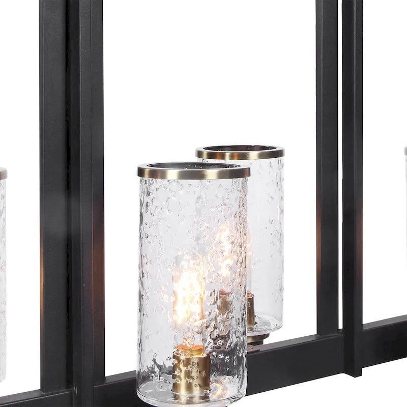 Îlot lumineux industriel à 6 lumières Uttermost Jarsdel