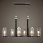 Îlot lumineux industriel à 6 lumières Uttermost Jarsdel