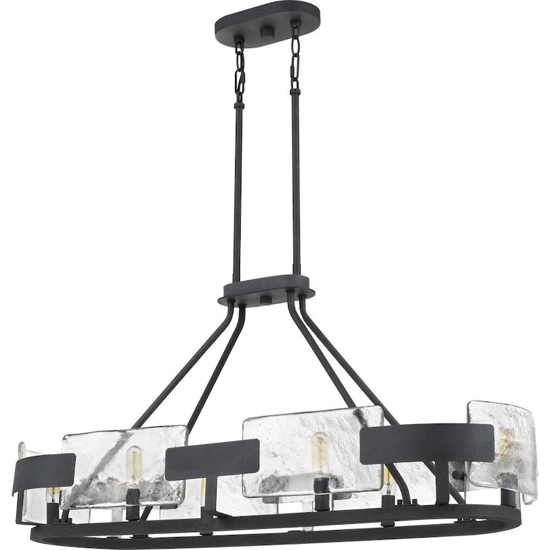 Quoizel Stratum Royal Ebony 6-light Island Chandelier