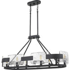 Quoizel Stratum Royal Ebony 6-light Island Chandelier