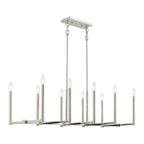 Lustre linéaire Livex Lighting à 10 lumières, 40259-35 - 42,5 cm L, 15,5 cm l, hauteur réglable de 18,5 à 48,5 cm