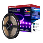 Bande lumineuse Dimension Pro Tape de 9,75 m (32 pi) à haut rendement RGB et blanc réglable. Connexion par boîtier de jonction. Compatible IoT Starfish. Télécommande infrarouge incluse.