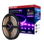 Bande lumineuse Dimension Pro Tape de 9,75 m (32 pi) à haut rendement RGB et blanc réglable. Connexion par prise. Compatible IoT. Télécommande infrarouge Starfish incluse.