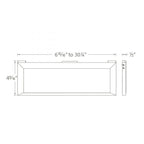 Barre lumineuse sous meuble WAC Lighting LINE 2.0 à 6 LED basse tension