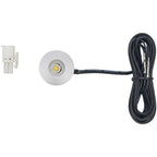 Lampe LED ponctuelle Tresco L-LED-1EB-W-1 12 V CC 1 W - 3000 K