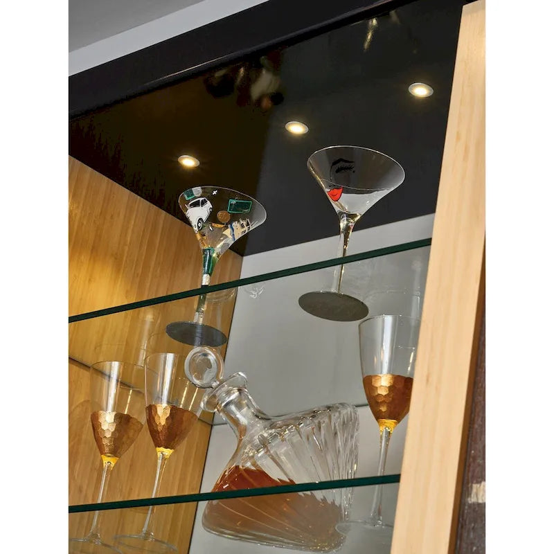 Lampe LED ponctuelle Tresco L-LED-1EB-W-1 12 V CC 1 W - 3000 K