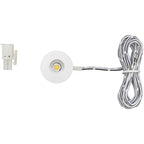 Lampe LED ponctuelle Tresco L-LED-1EB-W-1 12 V CC 1 W - 3000 K