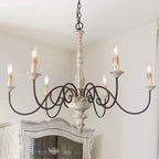 The Gray Barn 6-Light Farmhouse French Country Chandelier for Dining Room - D39 * H38 