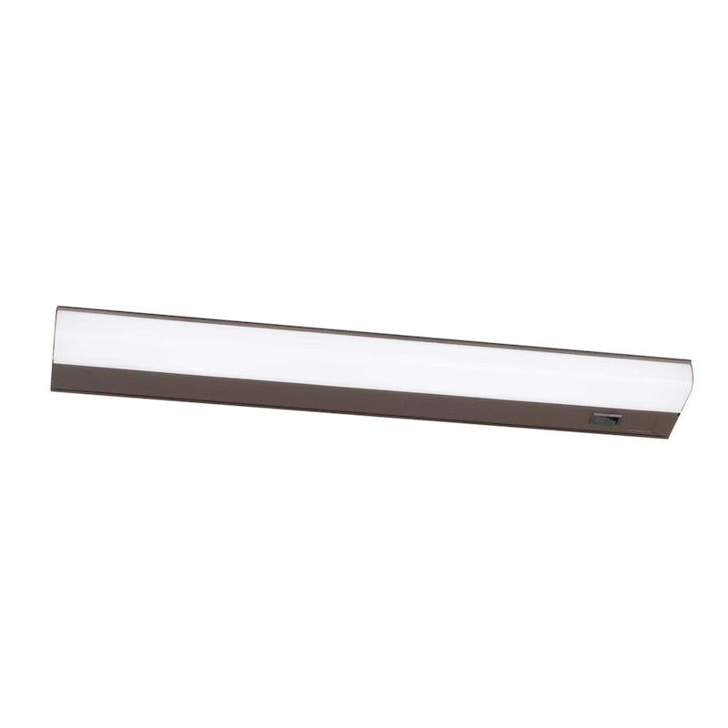 Led T5L 24-inch ADA Oil-Rubbed Bronze LED Under Cabinet, White Acrylic Shade