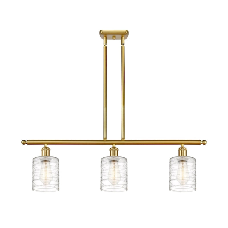 Luminaire îlot Innovations Lighting Ballston Cobbleskill - 3 lampes 36