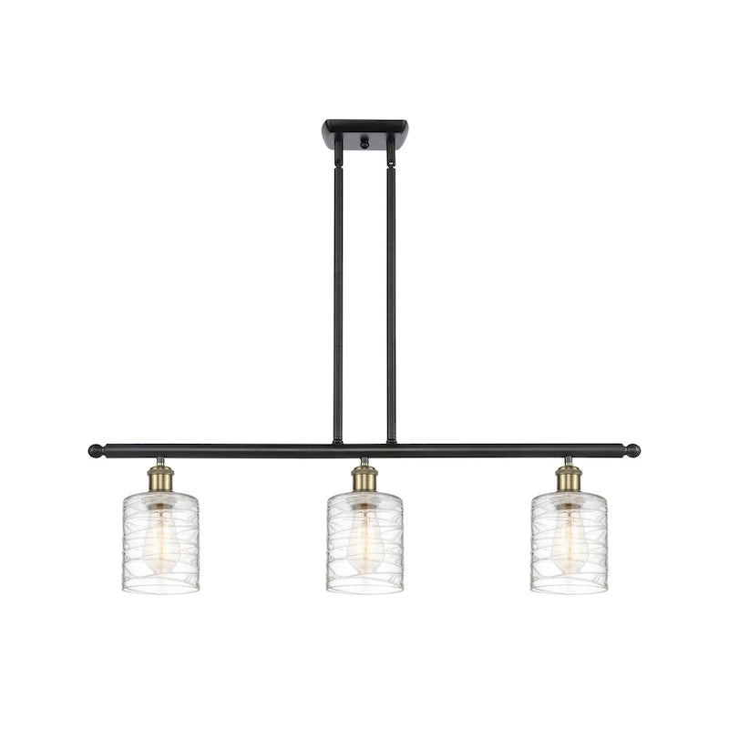 Luminaire îlot Innovations Lighting Ballston Cobbleskill - 3 lampes 36