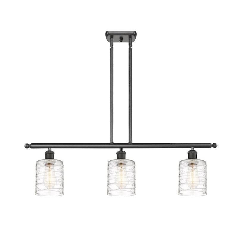 Luminaire îlot Innovations Lighting Ballston Cobbleskill - 3 lampes 36
