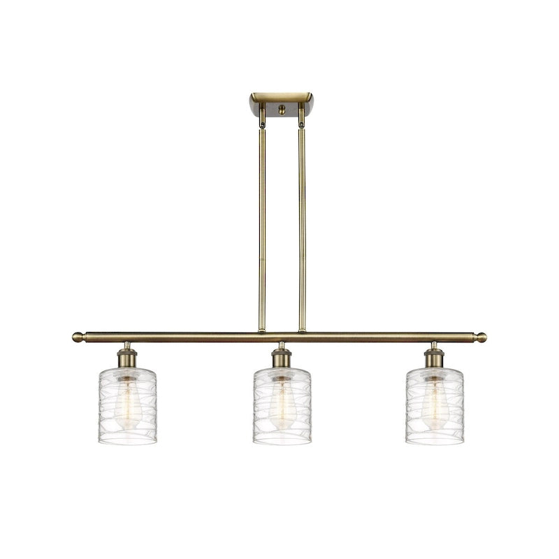 Luminaire îlot Innovations Lighting Ballston Cobbleskill - 3 lampes 36