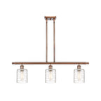 Luminaire îlot Innovations Lighting Ballston Cobbleskill - 3 lampes 36