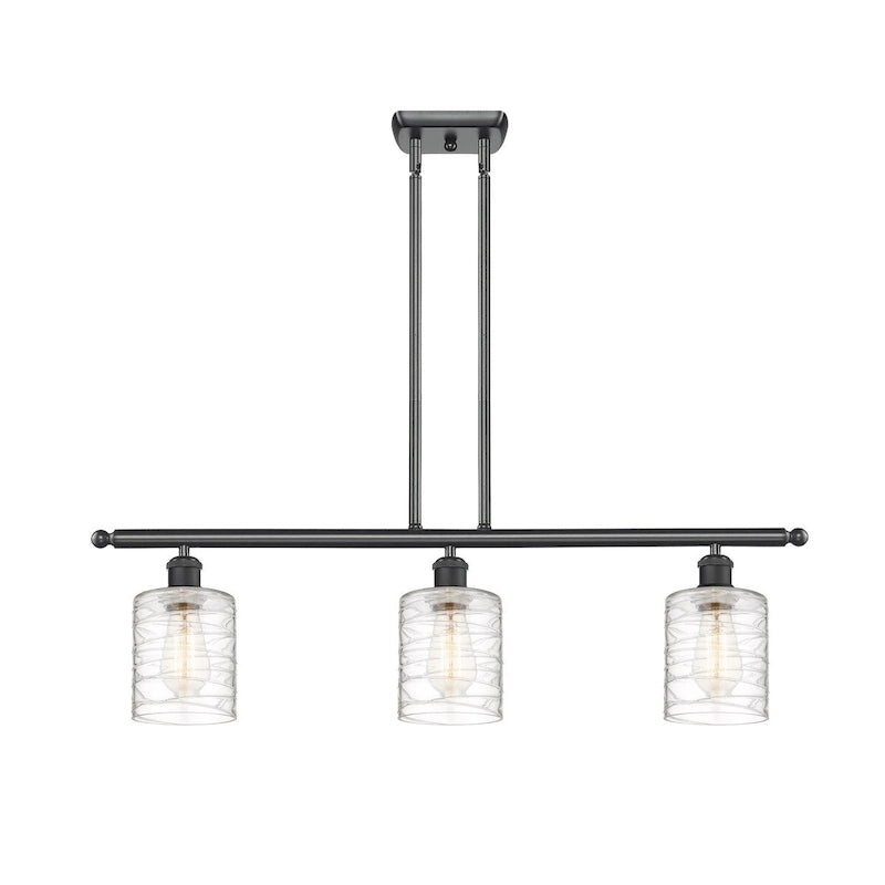 Luminaire îlot Innovations Lighting Ballston Cobbleskill - 3 lampes 36
