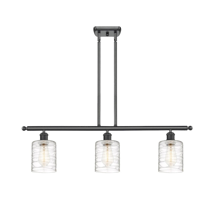 Luminaire îlot Innovations Lighting Ballston Cobbleskill - 3 lampes 36