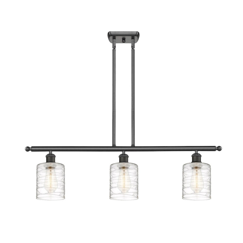 Luminaire îlot Innovations Lighting Ballston Cobbleskill - 3 lampes 36
