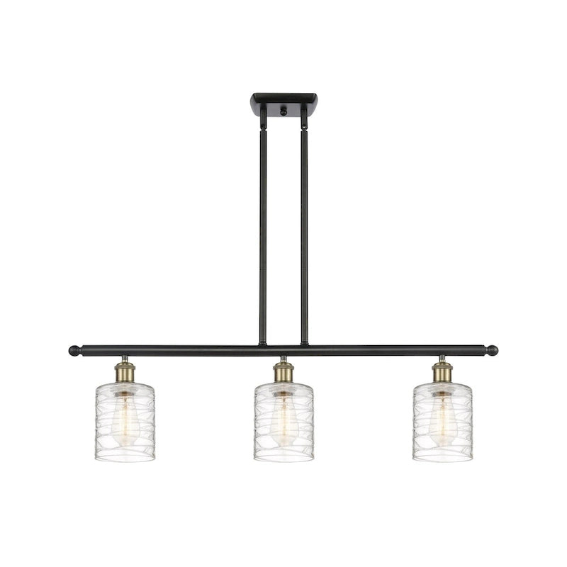 Luminaire îlot Innovations Lighting Ballston Cobbleskill - 3 lampes 36