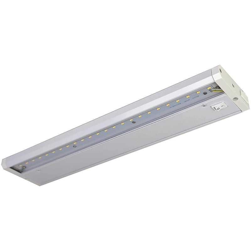 Éclairage LED sous-meuble ou placard - Gradable, câblage direct ou sur prise, 400-760 lumens, blanc chaud 3000K,