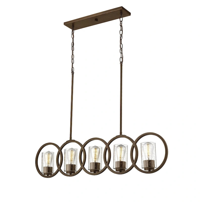 Applique murale Delano en métal finition bronze frotté - 2 lampes