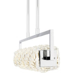 Klass Luminaire îlot à DEL intégré en chrome poli