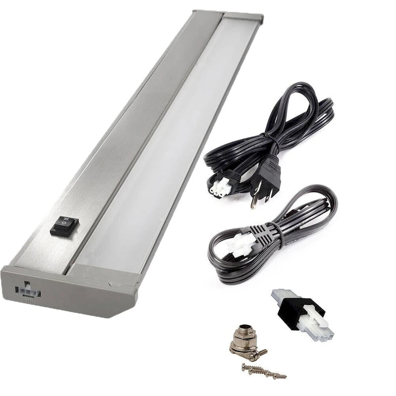 18  Dimmable LED Under Cabinet Kitchen Overhead Lighting - 120V LED Light Bar