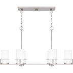 Applique murale Seymour à 6 lumières en nickel brossé