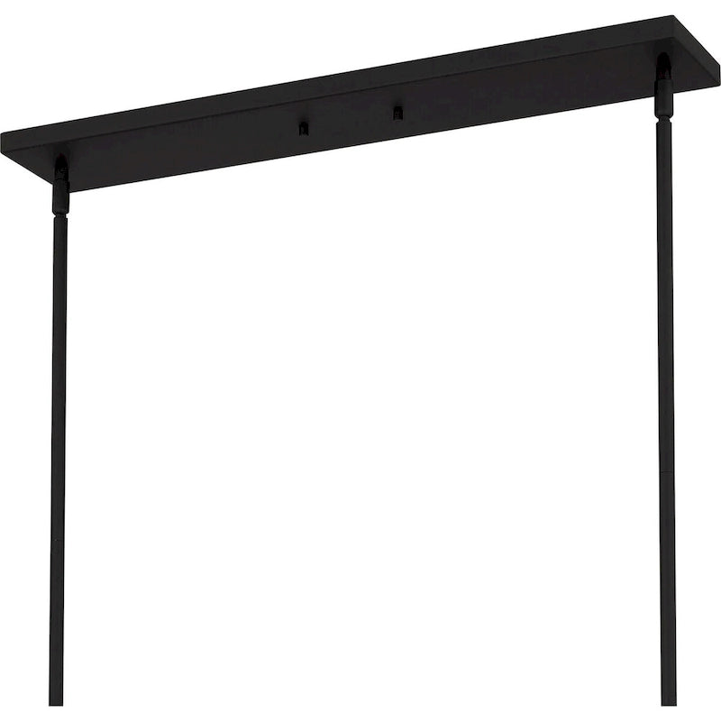 Atkins 4-Light Matte Black Island Light