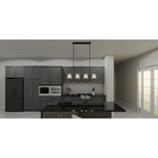 Atkins 4-Light Matte Black Island Light