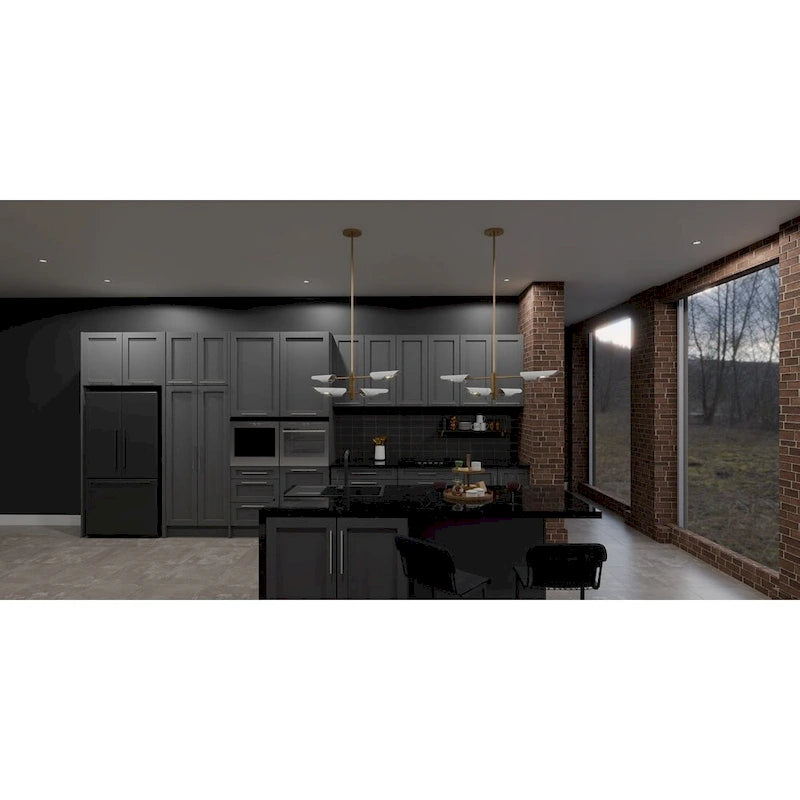 Applique murale Leoni à 4 lumières en laiton brossé vieilli