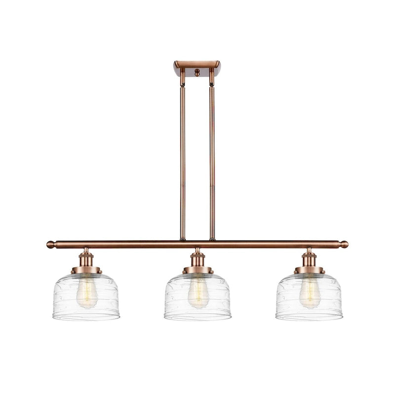 Innovations Lighting Bell - 3 Light 36  Island Light - 8  Shade