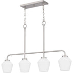 Nielson 4-Light Brushed Nickel Island Light