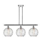 Luminaire suspendu îlot Innovations Lighting Athens Deco Swirl à 3 lumières et tige de 37 pouces