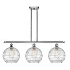 Luminaire suspendu îlot Innovations Lighting Athens Deco Swirl à 3 lumières et tige de 37 pouces