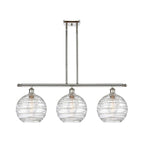 Luminaire suspendu îlot Innovations Lighting Athens Deco Swirl à 3 lumières et tige de 37 pouces