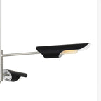 Luminaire îlot Leoni à 4 lumières en nickel brossé