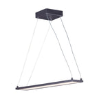 Luminaire îlot à DEL Wafer 24 L à 1 lumière, finition bronze, par Maxim