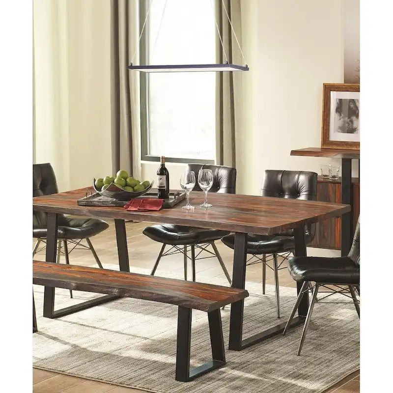 Luminaire îlot à DEL Wafer 24 L à 1 lumière, finition bronze, par Maxim