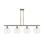 Luminaire îlot Innovations Lighting Ballston Athens Water Glass à 4 lumières