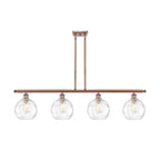 Luminaire îlot Innovations Lighting Ballston Athens Water Glass à 4 lumières