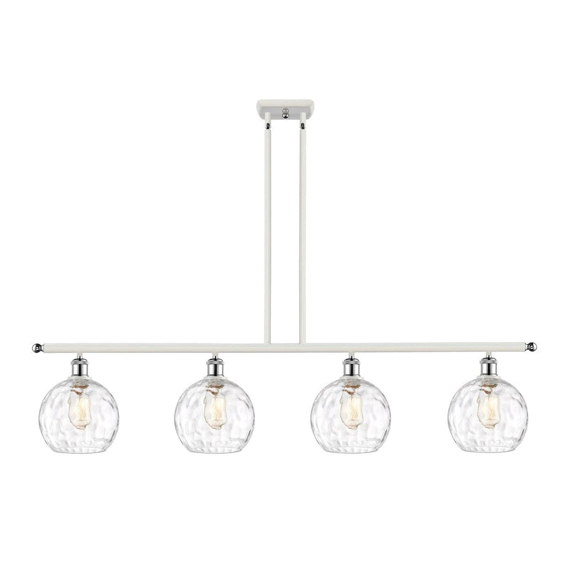 Luminaire îlot Innovations Lighting Ballston Athens Water Glass à 4 lumières