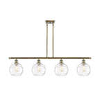 Innovations Lighting Ballston Athens Water Glass - 4 Light 48  Island Light