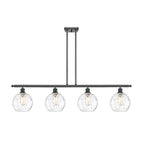 Luminaire îlot Innovations Lighting Ballston Athens Water Glass à 4 lumières