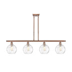 Luminaire îlot Innovations Lighting Ballston Athens Water Glass à 4 lumières