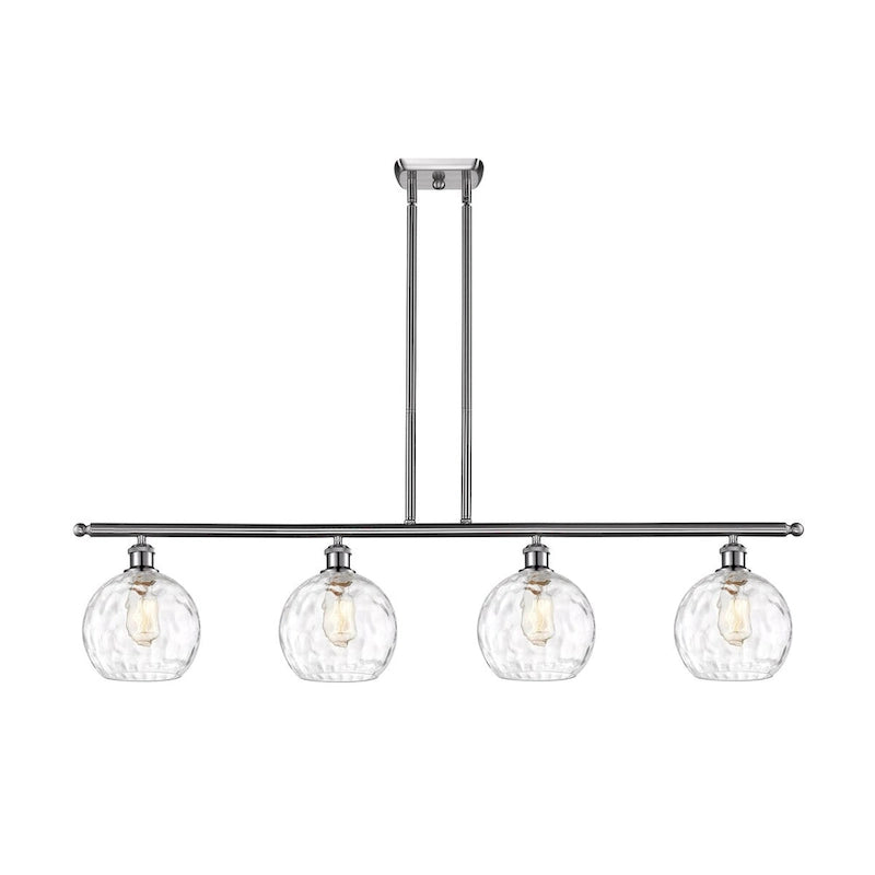 Luminaire îlot Innovations Lighting Ballston Athens Water Glass à 4 lumières