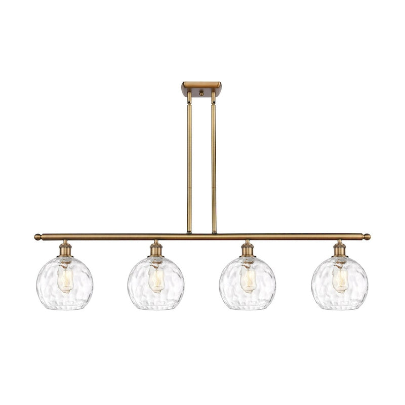 Luminaire îlot Innovations Lighting Ballston Athens Water Glass à 4 lumières