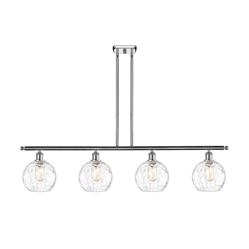 Luminaire îlot Innovations Lighting Ballston Athens Water Glass à 4 lumières